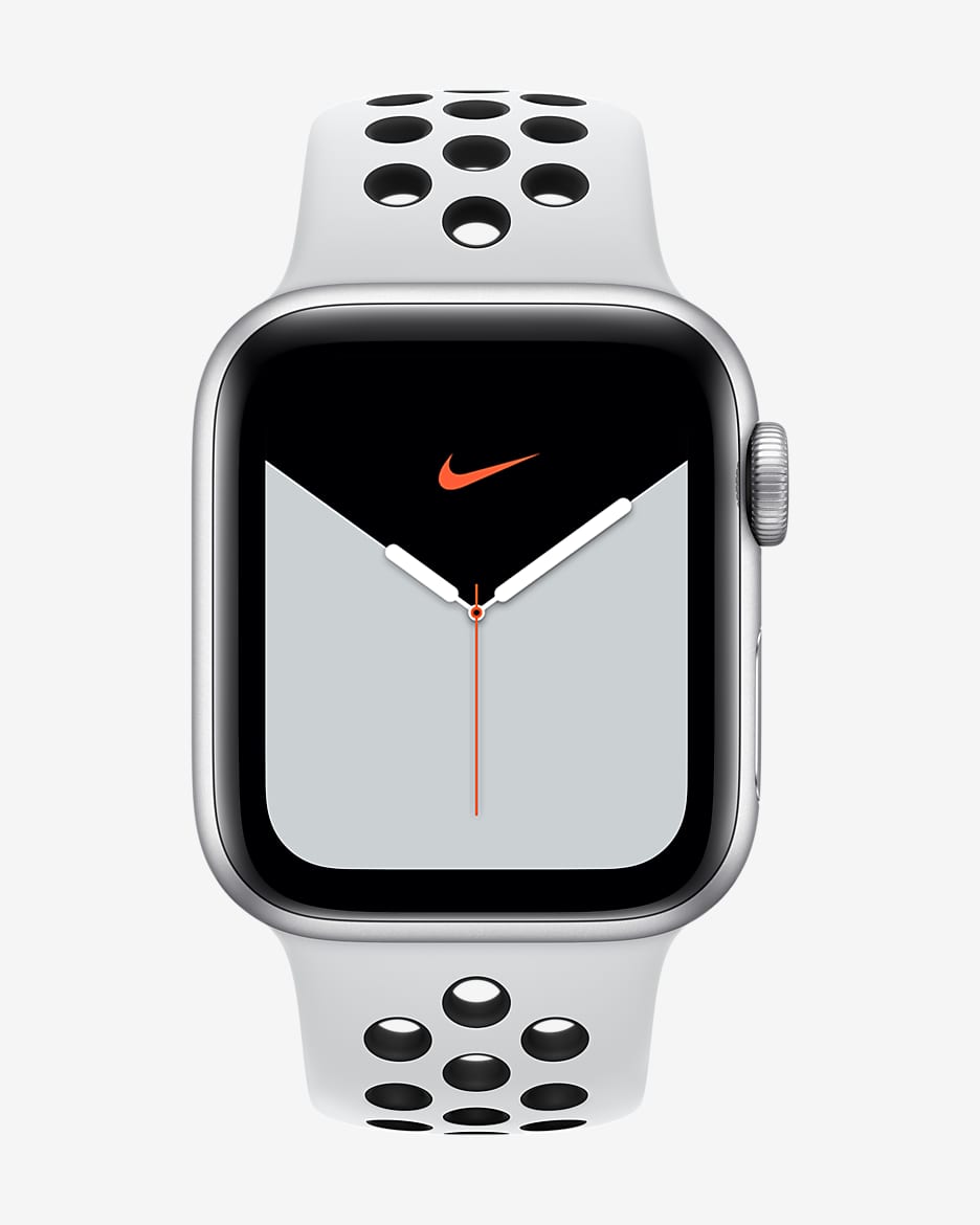 Apple Watch Nike Series 5 (GPS + Cellular) with Nike Sport Band Open Box  40mm Silver Aluminium Case. Nike SI